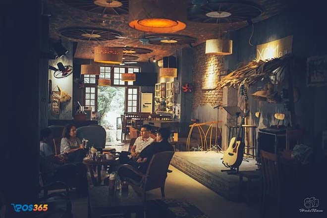 Cafe mang phong cách hoài cổ