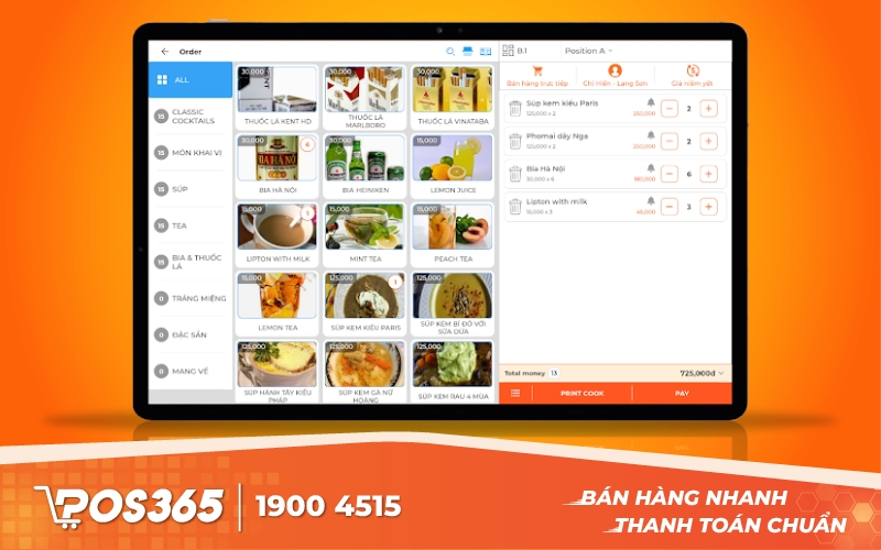 Sử dụng phần mềm quản lý quán cafe