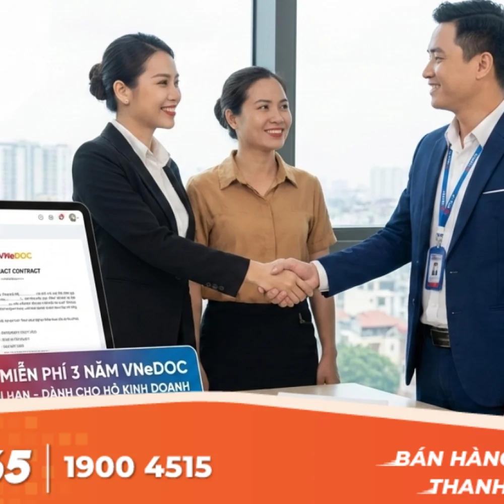 POS365 & VNPAY tặng miễn phí không giới hạn số lượng hợp đồng điện tử VneDOC trong 3 năm