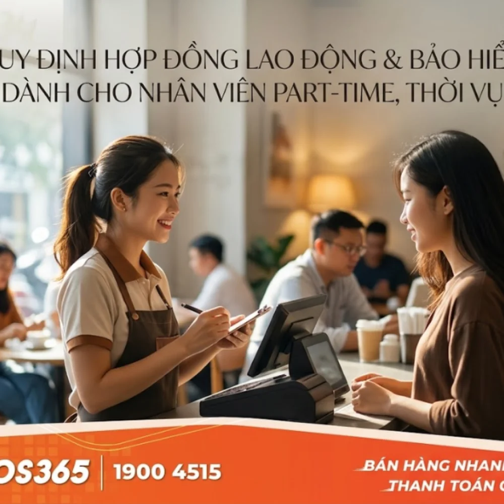 Quy định về hợp đồng lao động và bảo hiểm cho nhân viên thời vụ, part-time