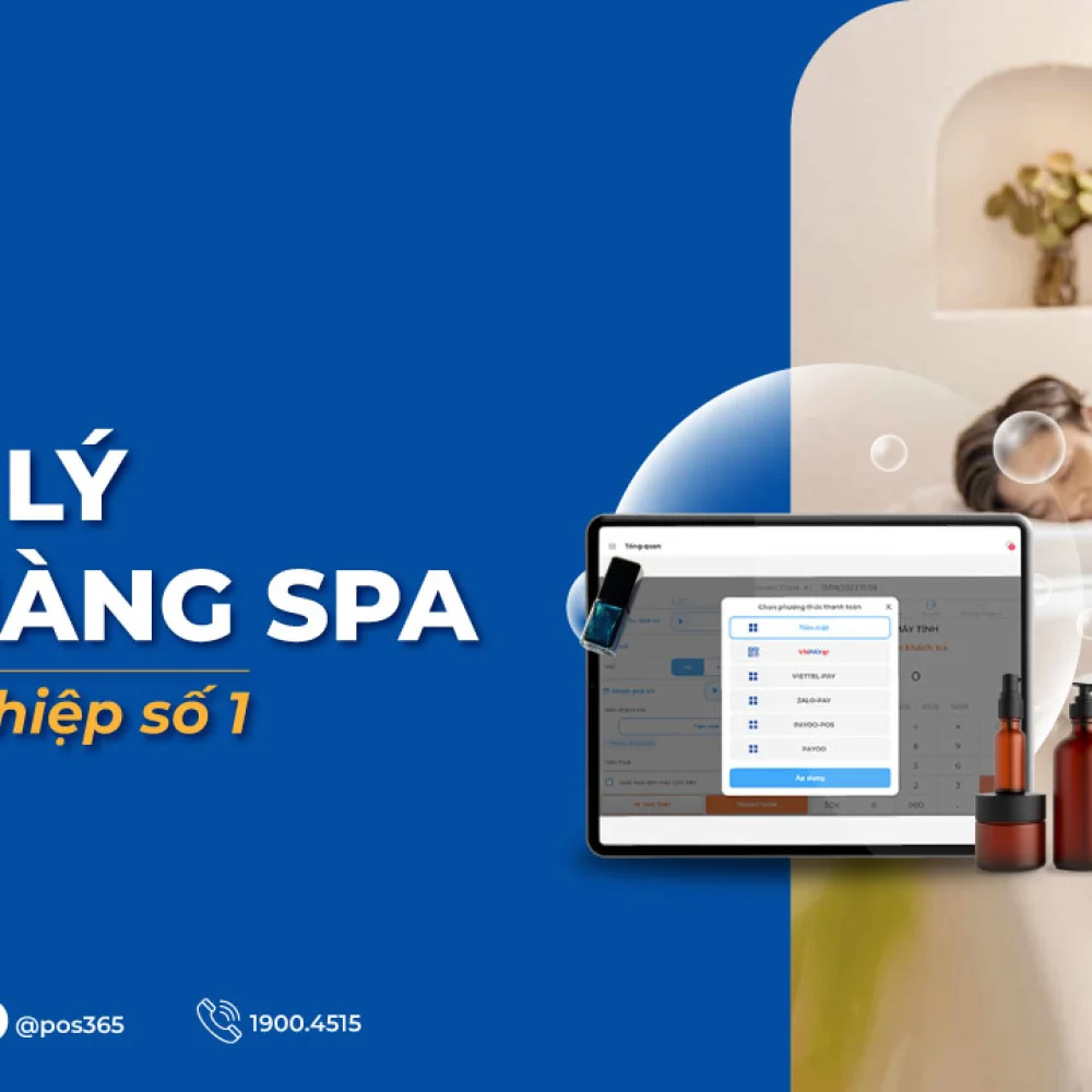 POS365 - Phần mềm quản lý bán hàng Spa chuyên nghiệp hàng đầu