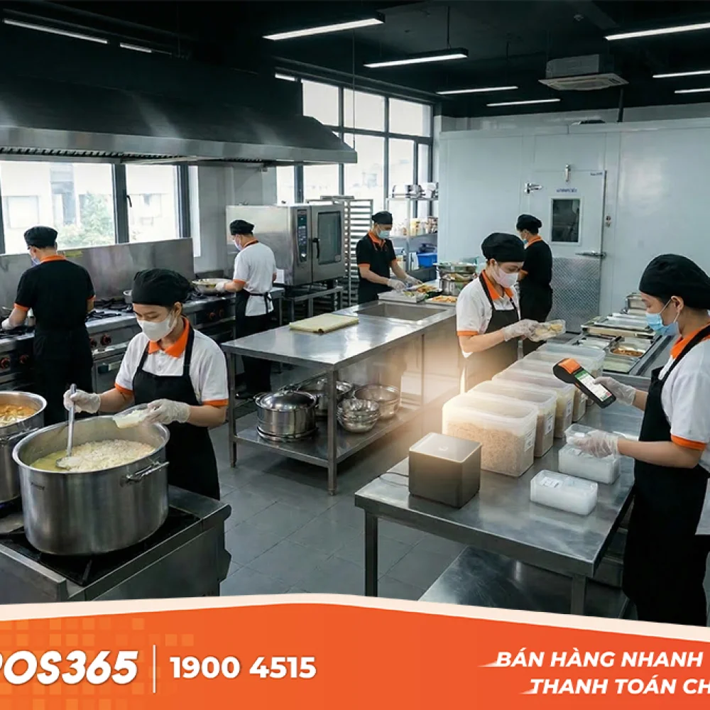 Giải pháp quản lý bếp trung tâm (Central Kitchen) cho chuỗi F&B không thất thoát