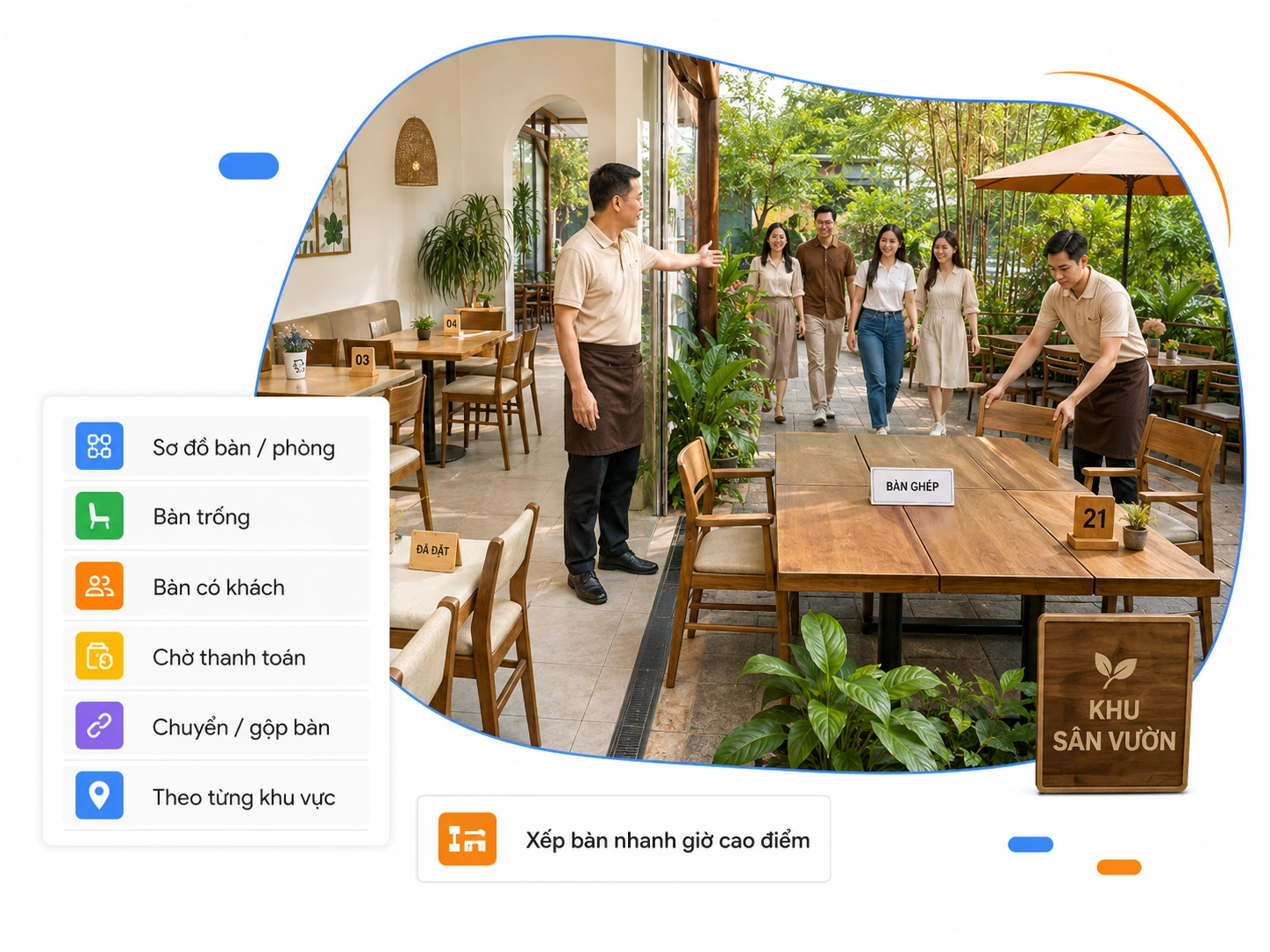 Quản lý Sơ đồ bàn/Phòng