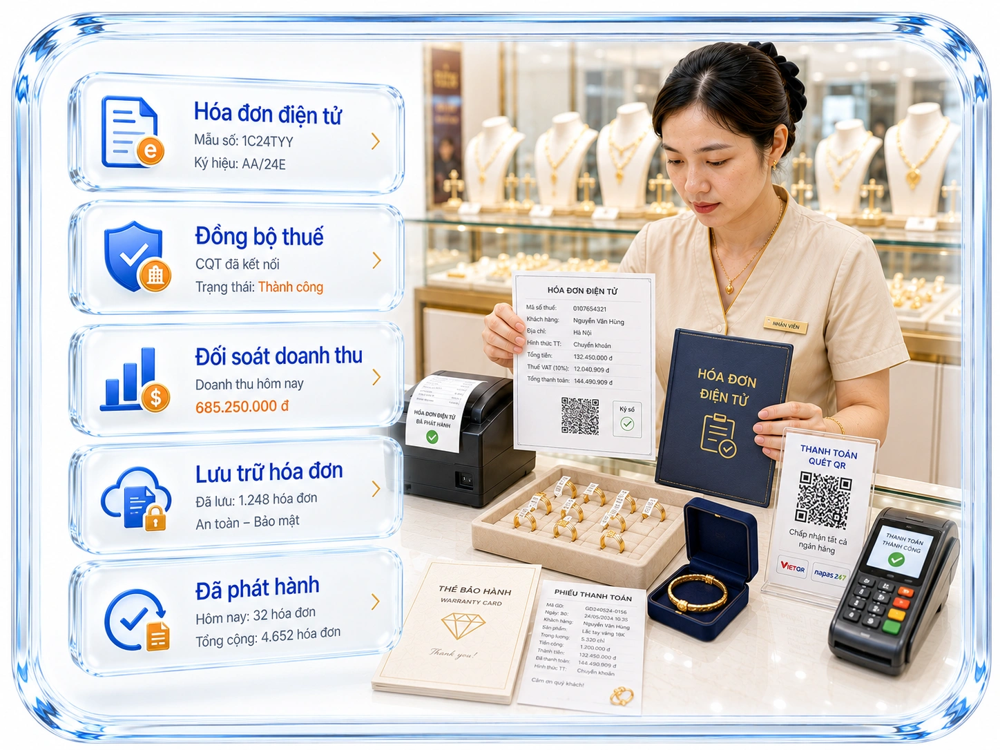 Kết nối hóa đơn điện tử và tuân thủ quy định thuế