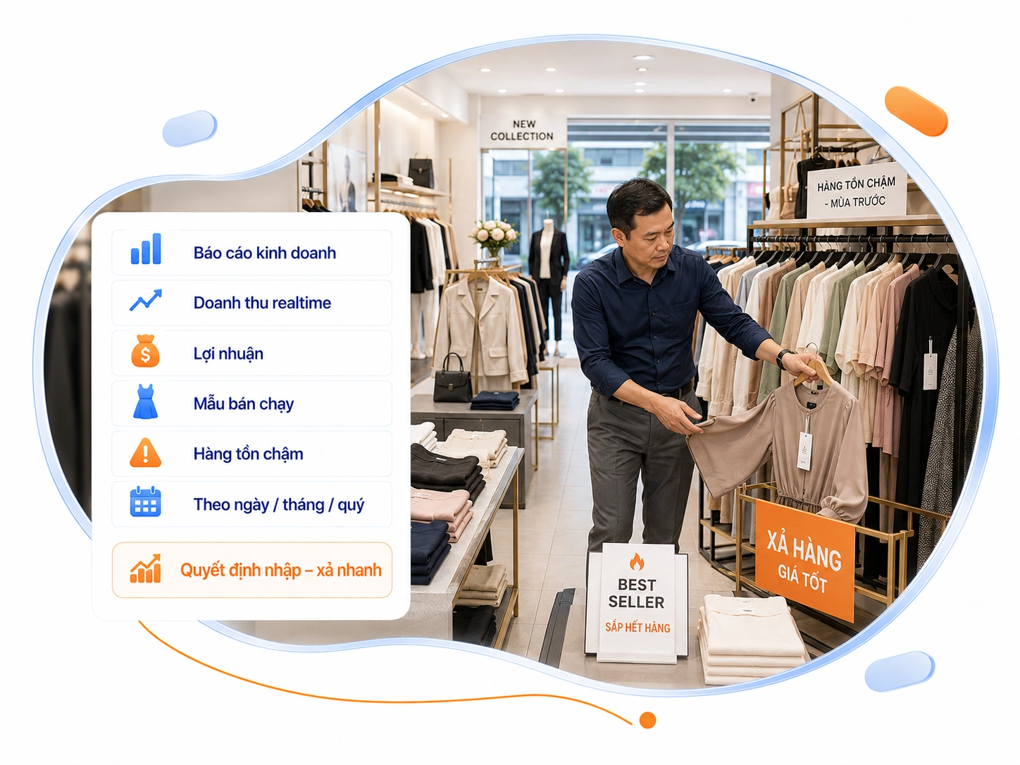 Báo cáo kinh doanh trực quan, hỗ trợ quyết định nhanh