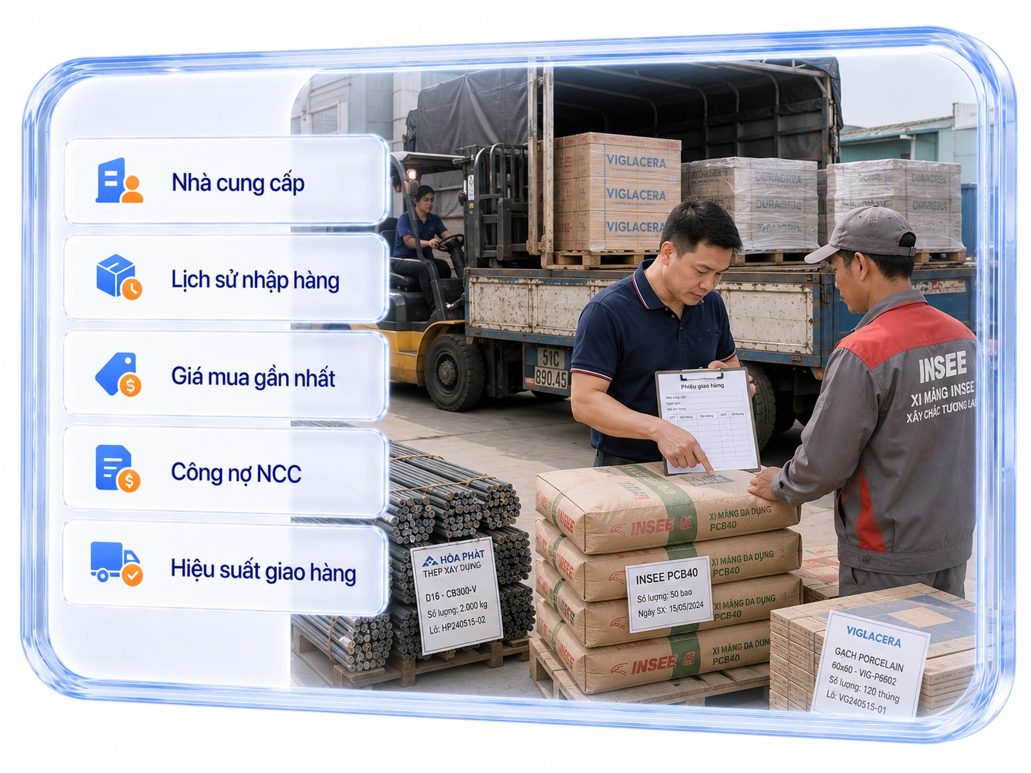 QUẢN LÝ NHÀ CUNG CẤP RÕ RÀNG