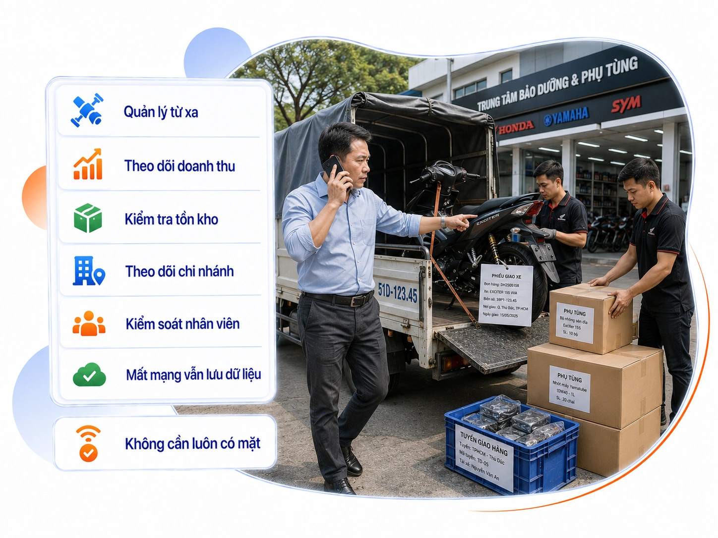 THEO DÕI HOẠT ĐỘNG KINH DOANH TỪ XA