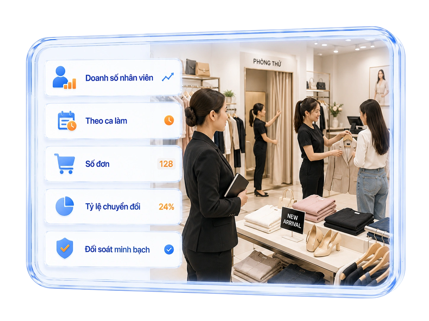Theo dõi doanh số và hiệu suất nhân viên minh bạch