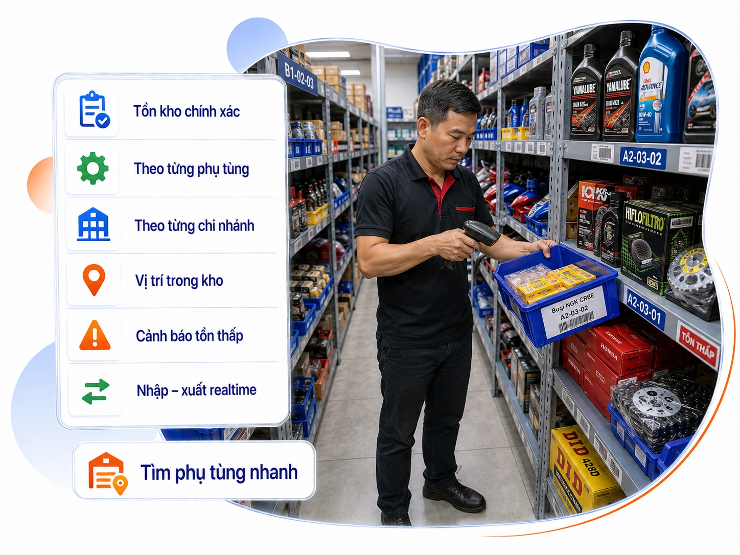 QUẢN LÝ TỒN KHO CHÍNH XÁC