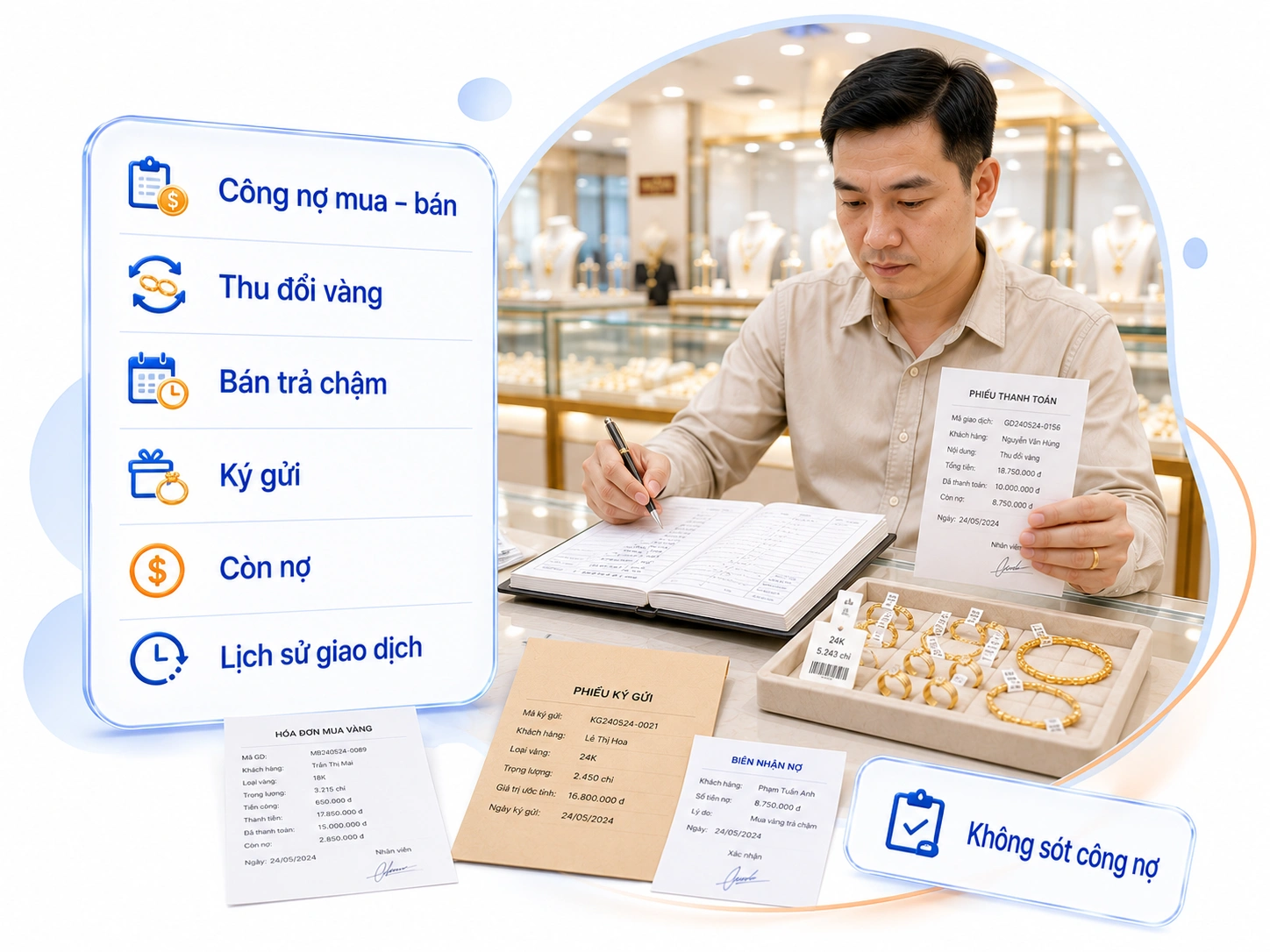 Quản lý công nợ mua – bán rõ ràng, khoa học