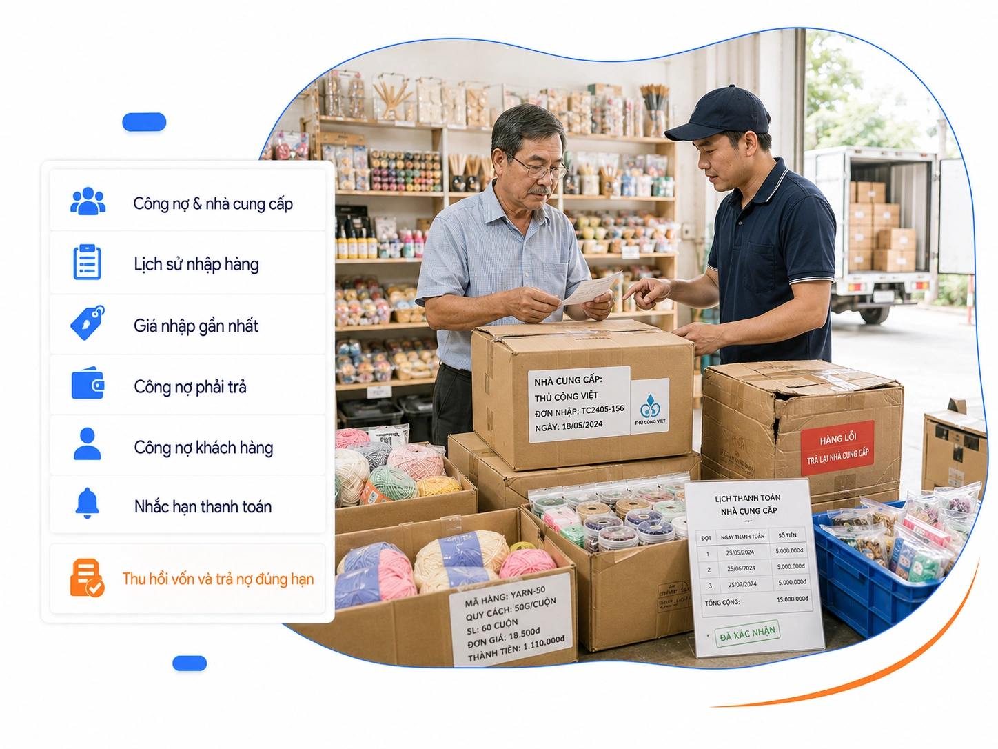 QUẢN LÝ CÔNG NỢ & NHÀ CUNG CẤP