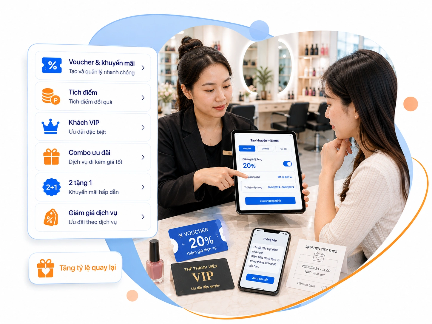 Tạo voucher, khuyến mãi nhanh chóng