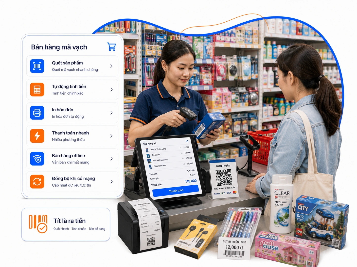 BÁN HÀNG BẰNG MÃ VẠCH (BARCODE) THẦN TỐC