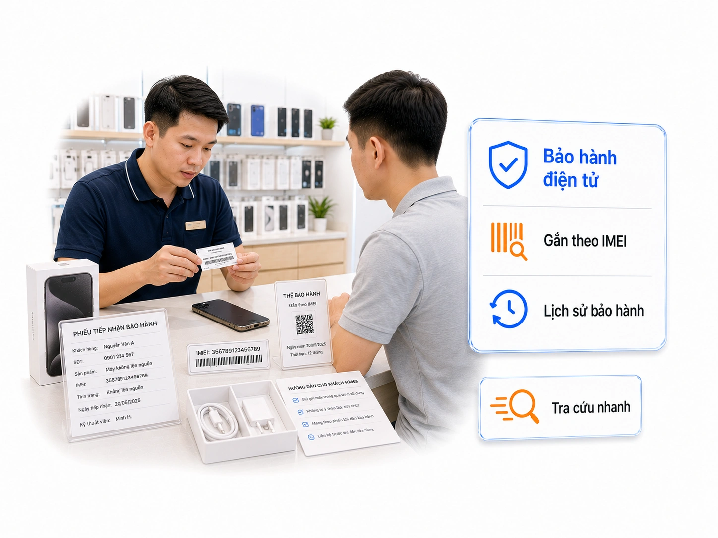 Hệ thống bảo hành điện tử thông minh