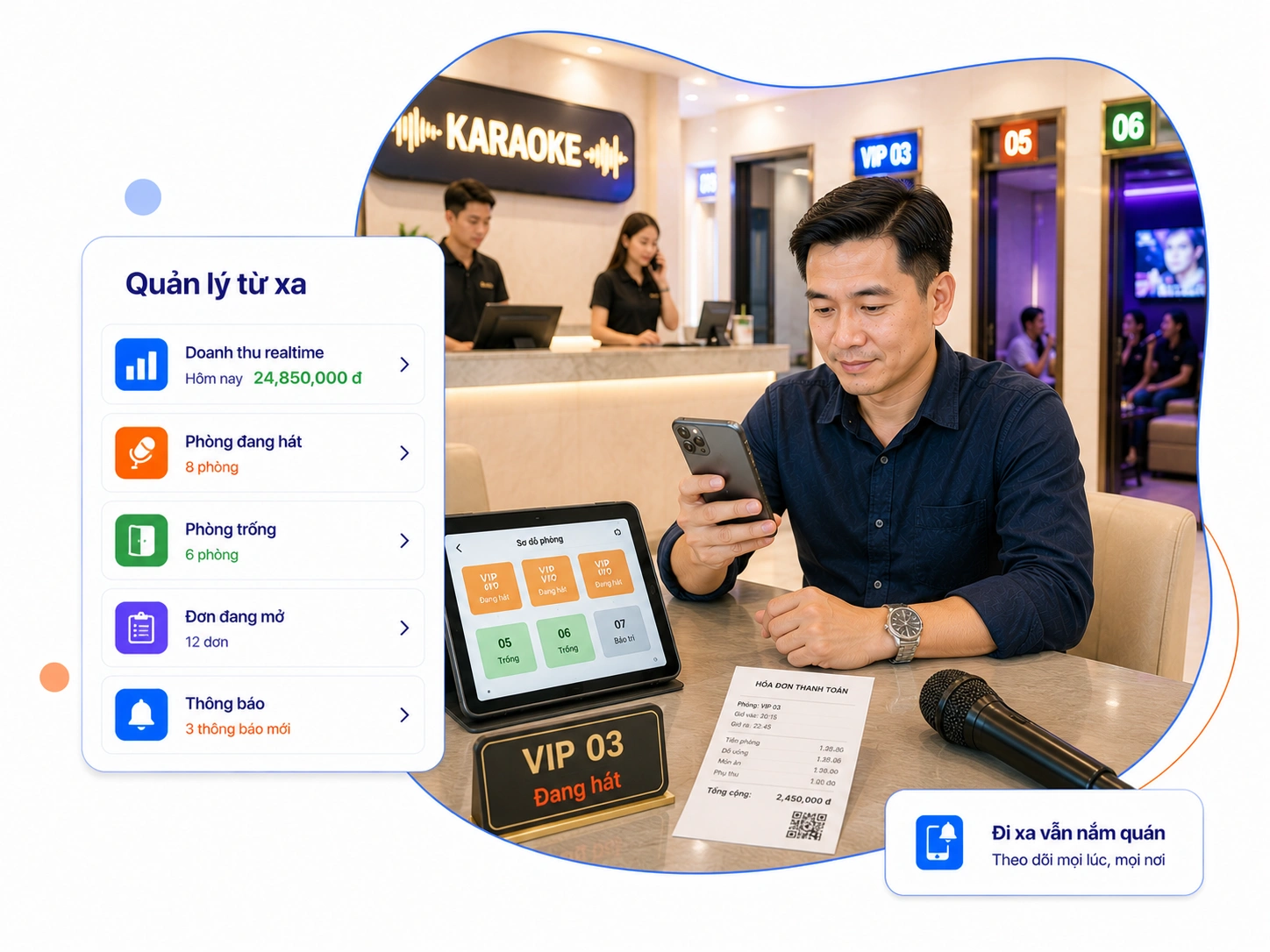Quản lý từ xa trên Smartphone