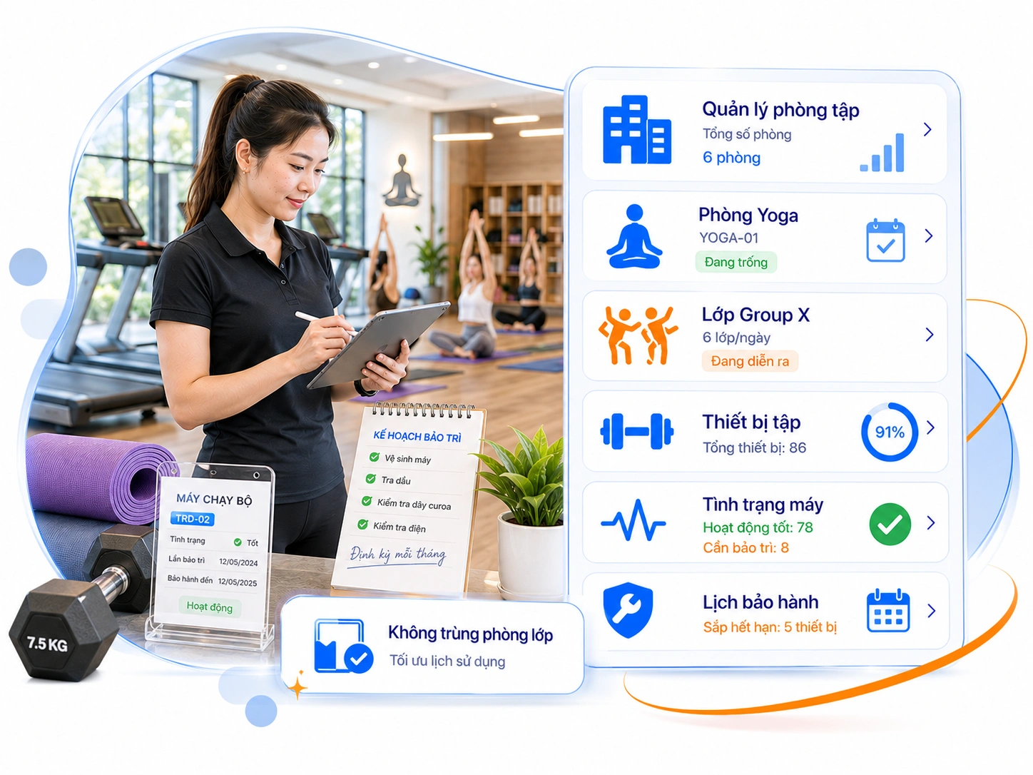 Quản lý phòng tập
