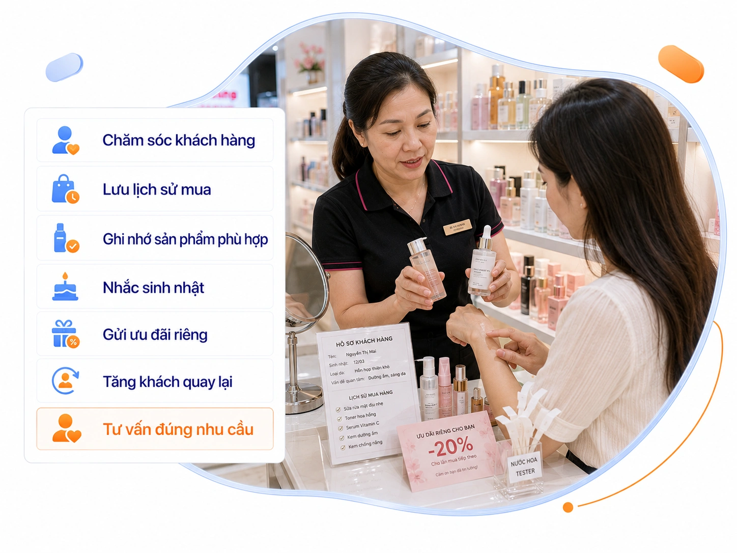 Chăm sóc khách hàng tự động & SMS Brandname