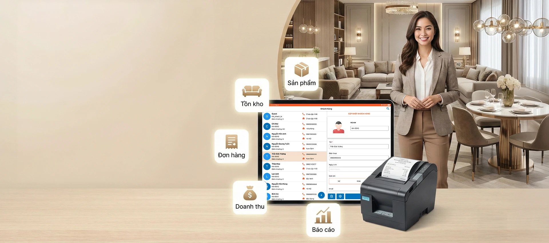 Phần mềm quản lý bán hàng cửa hàng nội thất