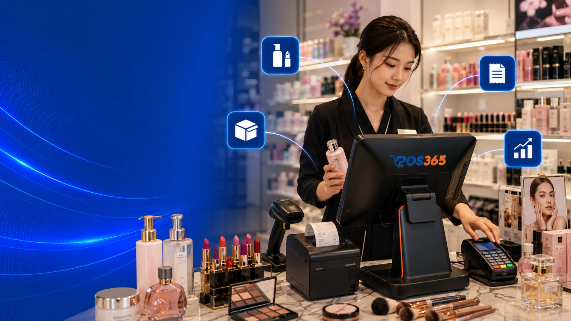 Phần mềm quản lý cửa hàng mỹ phẩm - cảnh báo hạn sử dụng thông minh