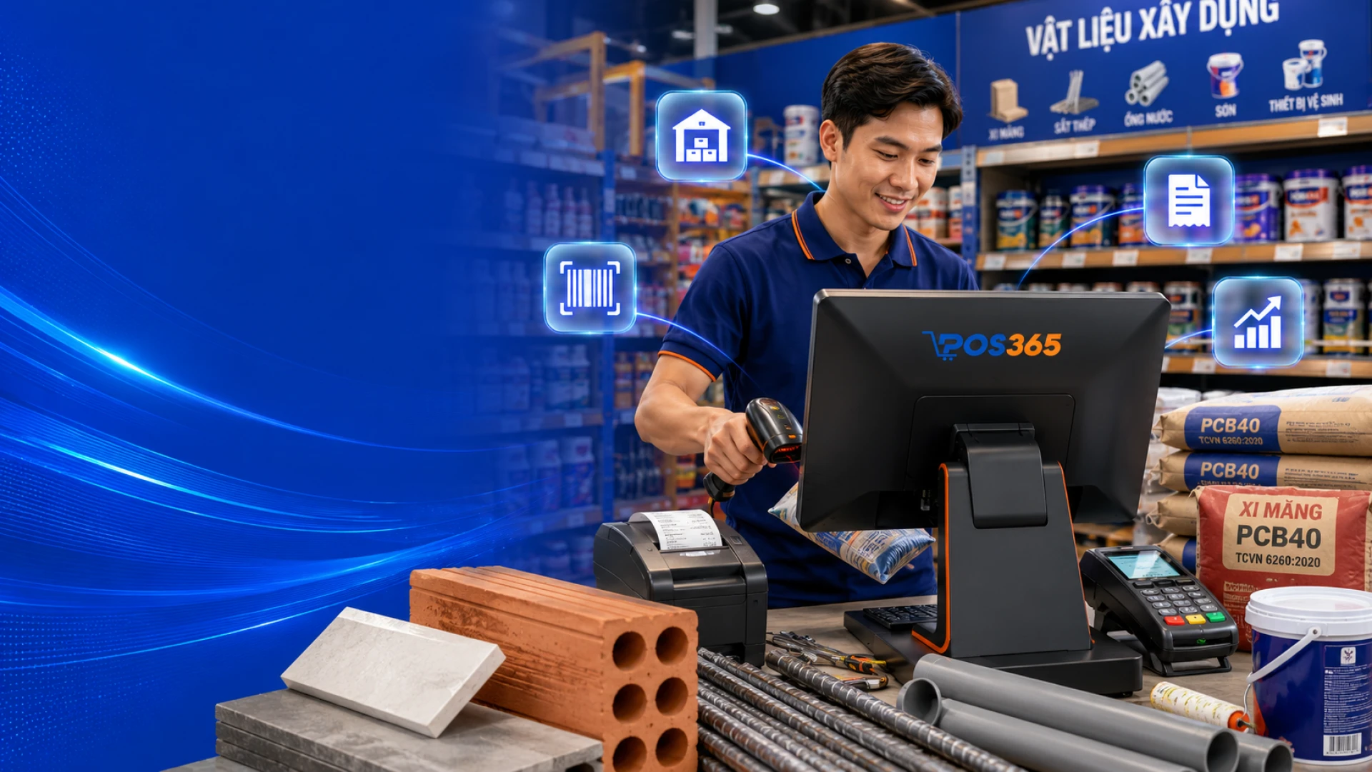 Phần mềm quản lý cửa hàng vật liệu xây dựng chuyên nghiệp