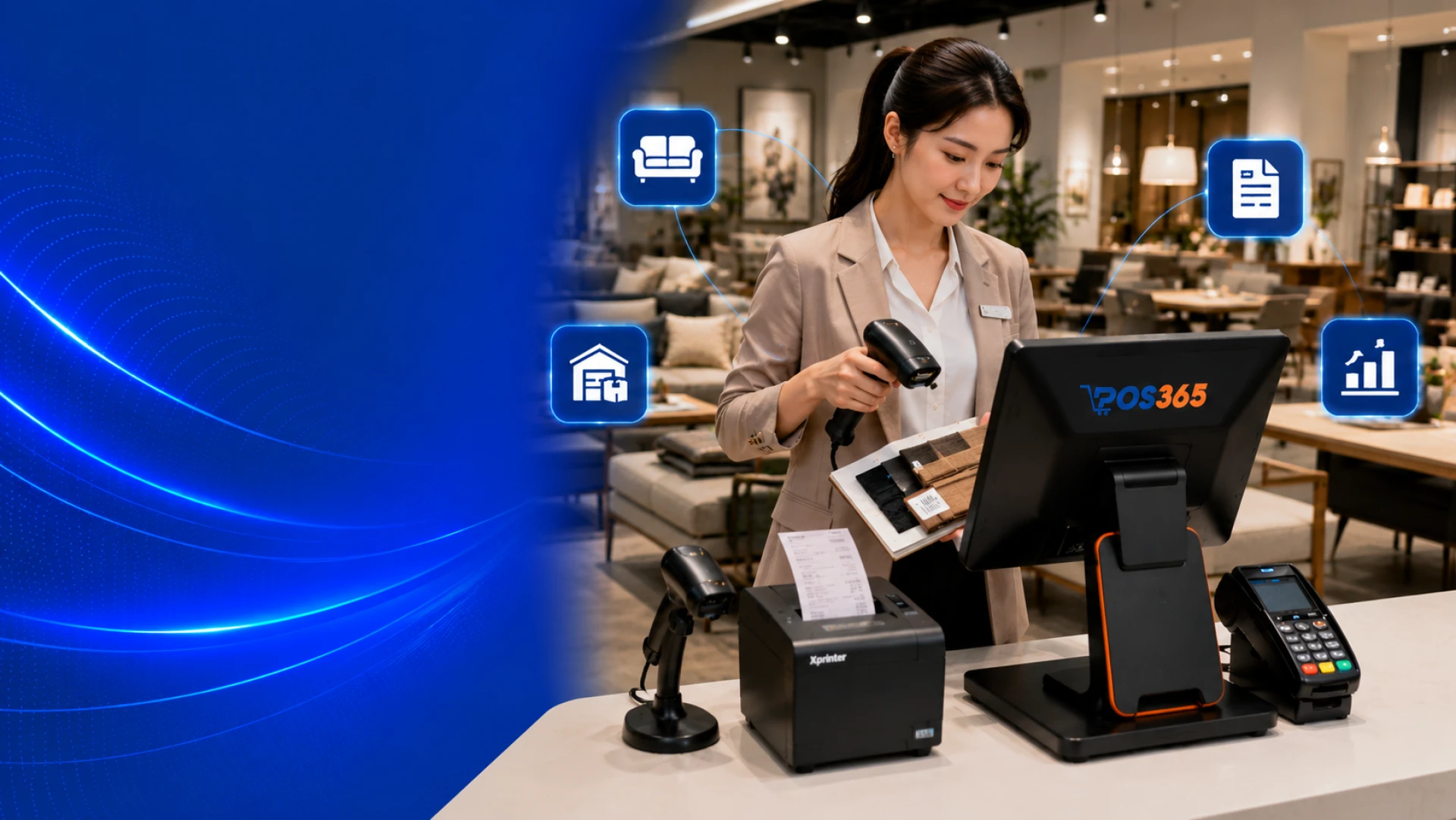 Phần mềm quản lý cửa hàng nội thất toàn diện, tối ưu giao lắp