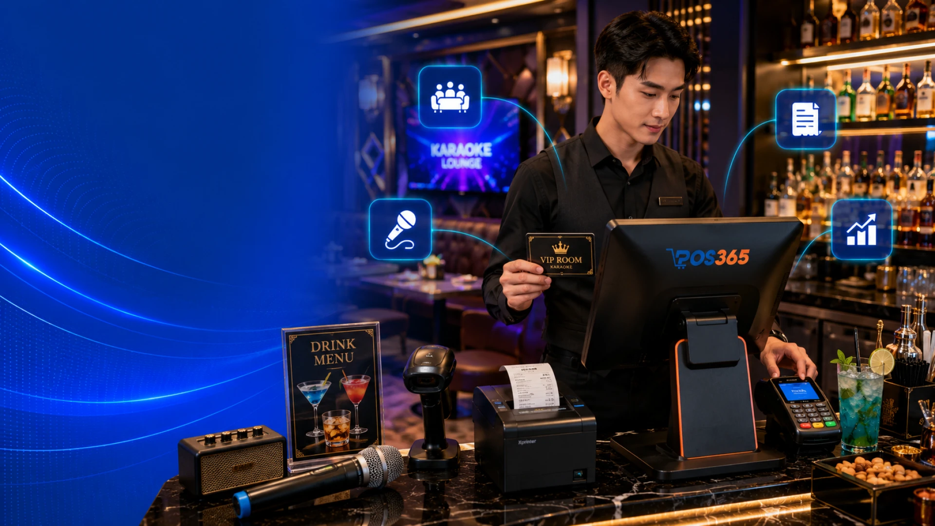 Phần mềm quản lý quán Bar, Pub & Club chống thất thoát chặt chẽ