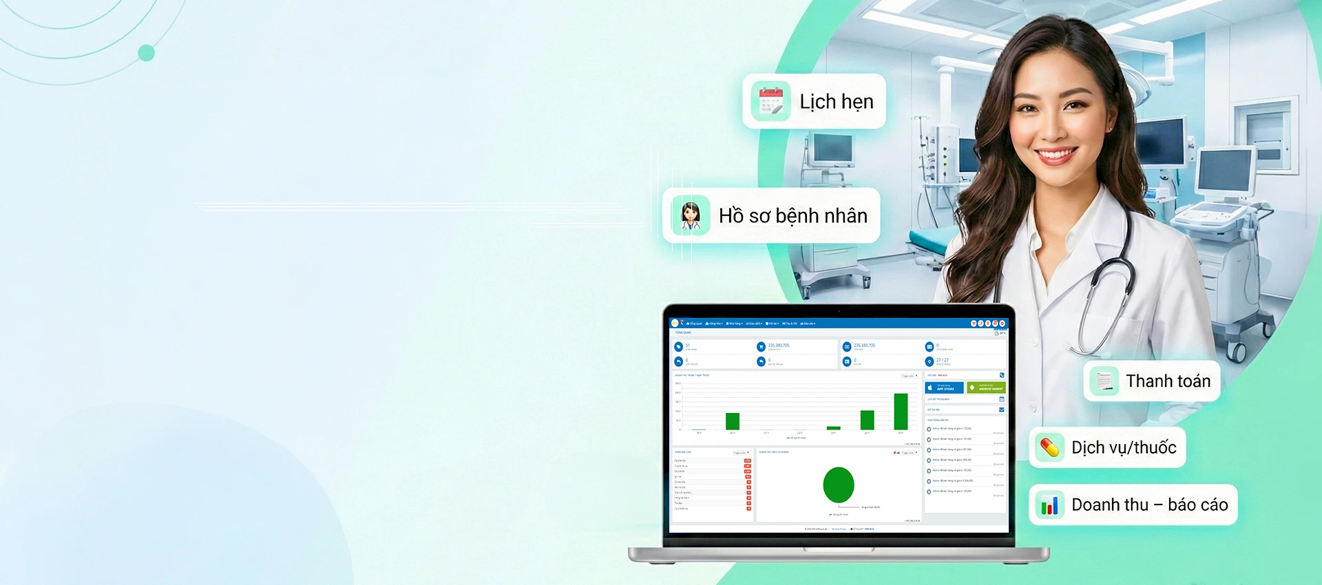 Phần mềm quản lý bán hàng phòng khám