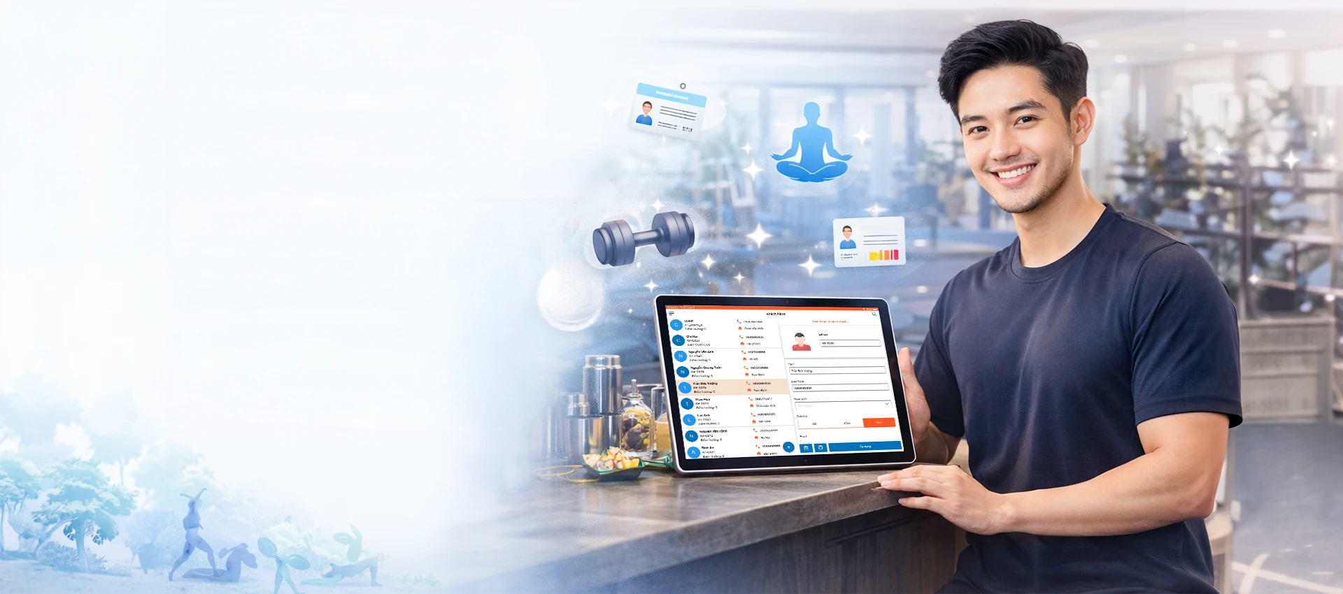 Phần mềm quản lý bán hàng phòng tập Fitness & Yoga