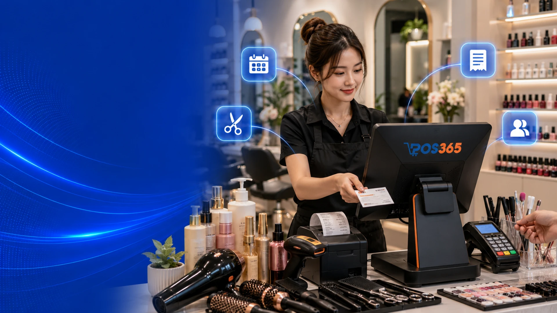 Phần mềm quản lý Salon tóc, tiệm Nails tối ưu lịch hẹn thông minh