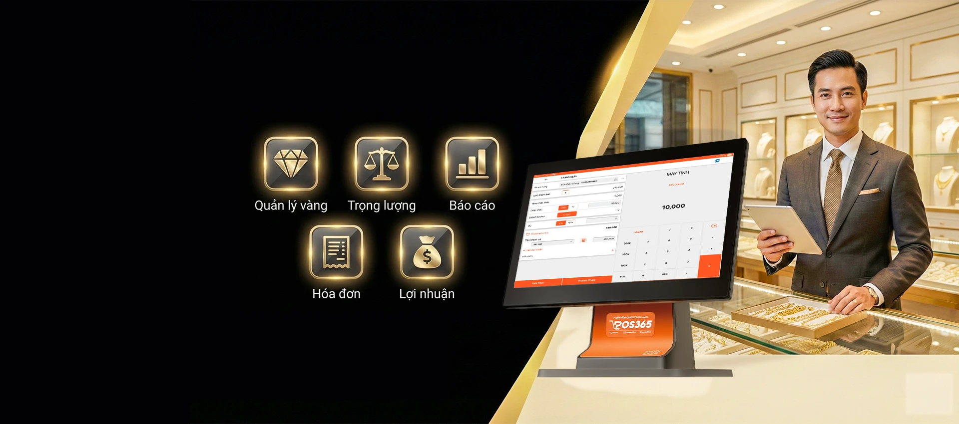 Phần mềm quản lý bán hàng tiệm vàng