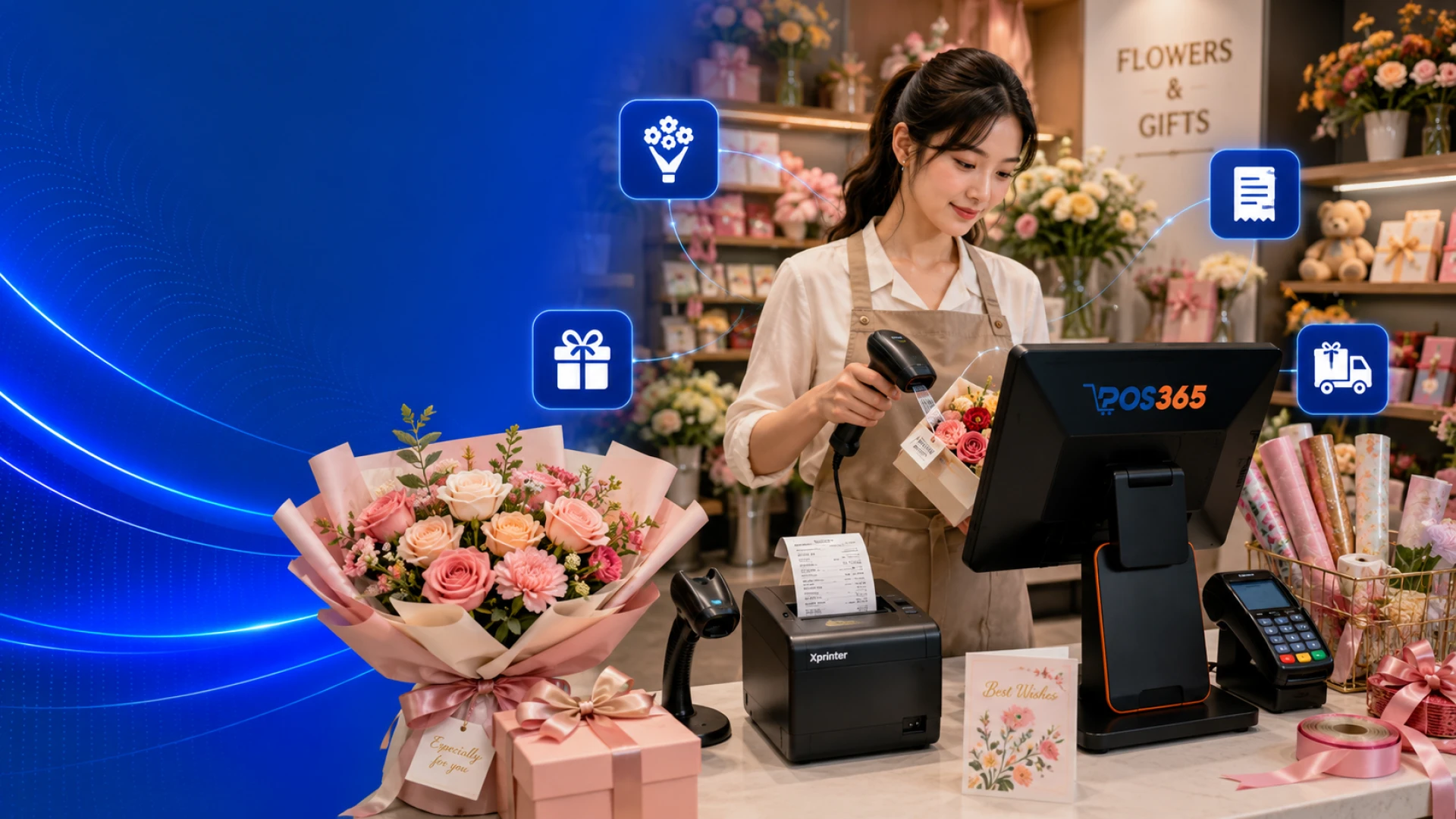 Phần mềm quản lý cửa hàng hoa và quà tặng đa năng