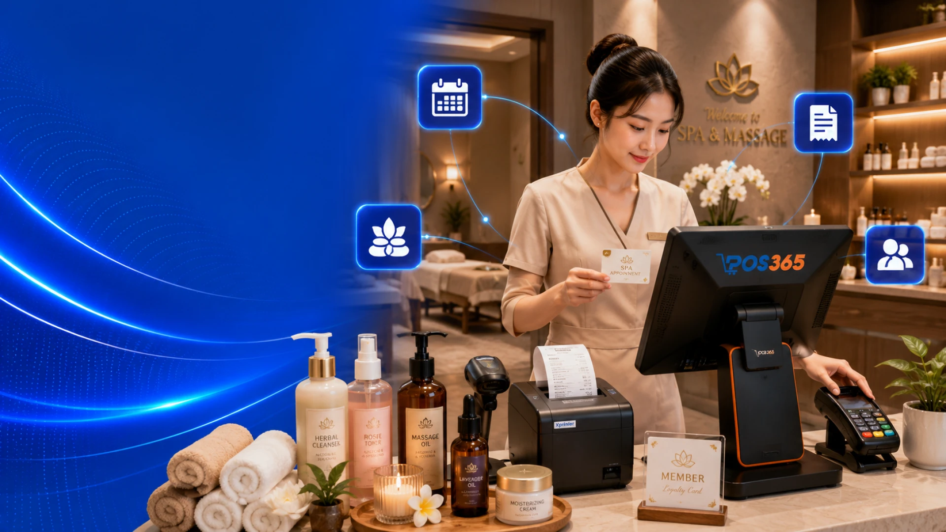 Phần mềm quản lý Spa, Massage toàn diện liệu trình, lịch hẹn
