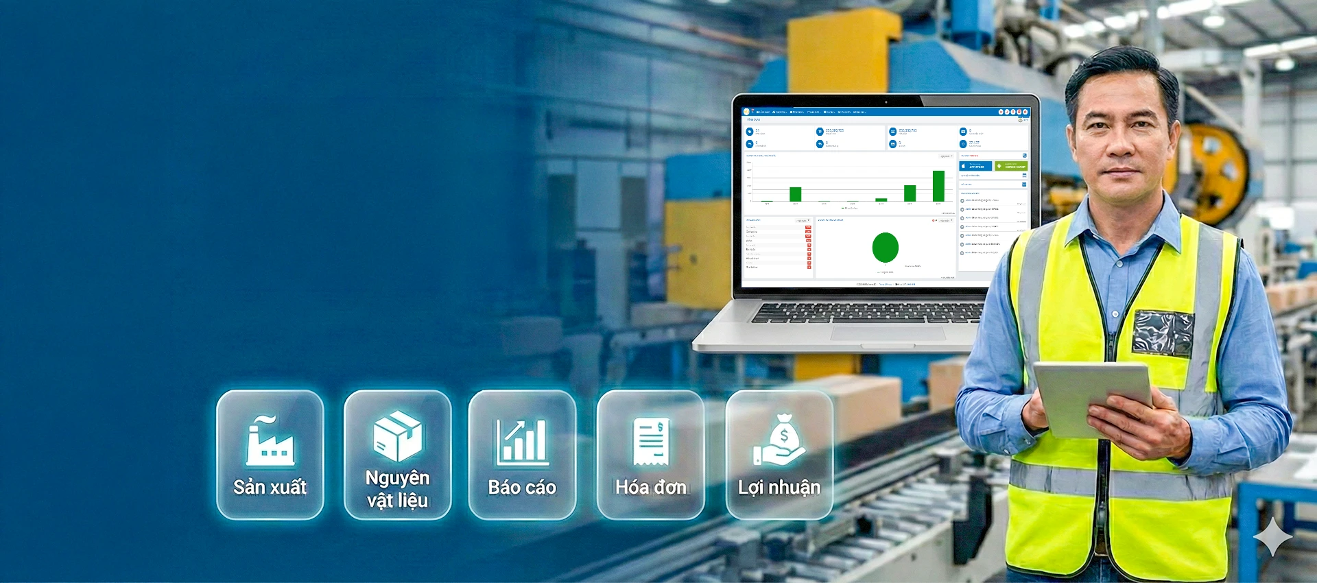 Phần mềm quản lý bán hàng ngành sản xuất