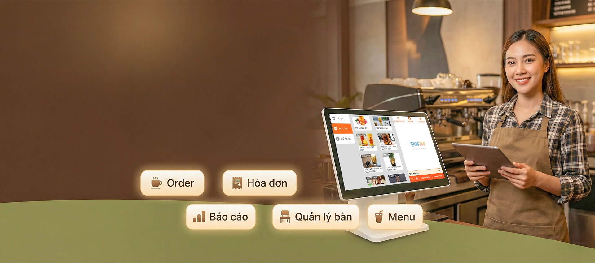 Phần mềm quản lý quán cafe kiểm soát định lượng nguyên liệu