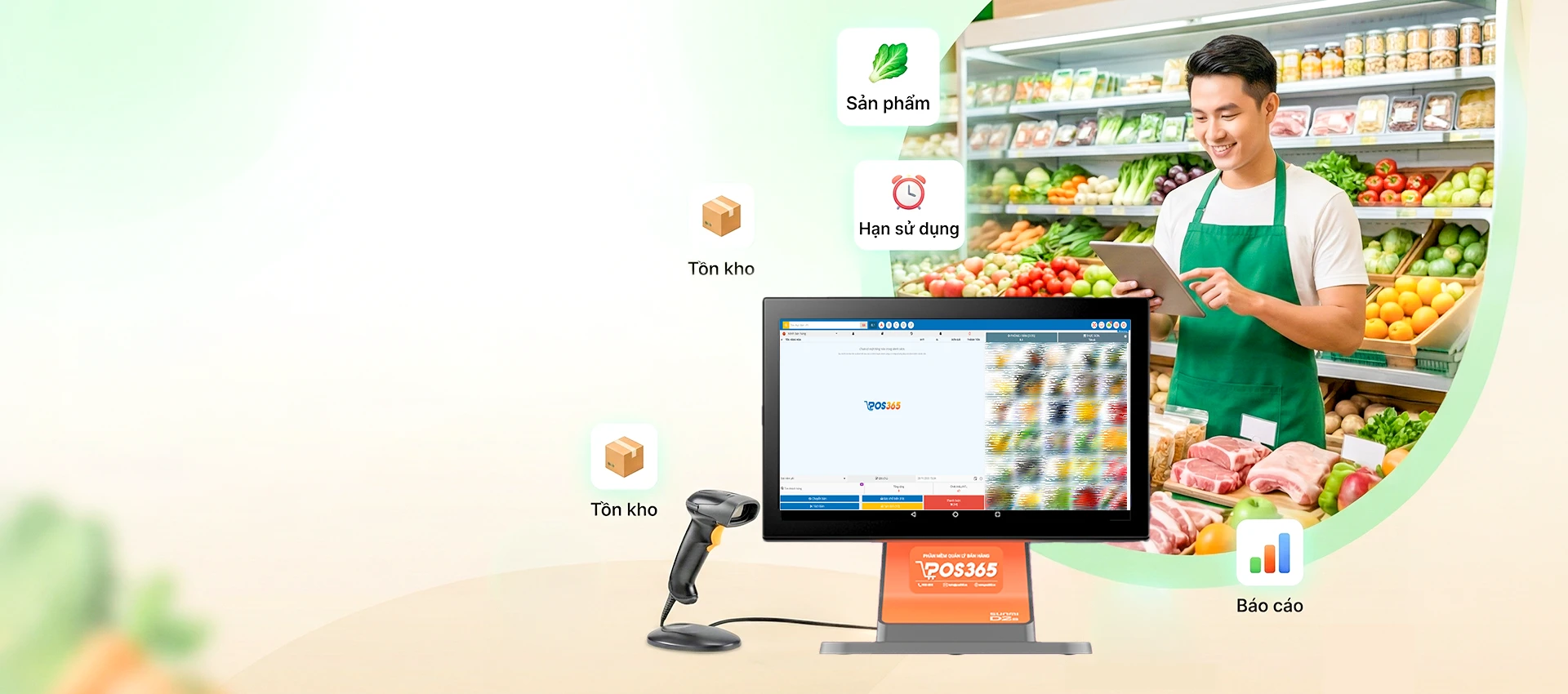 Phần mềm quản lý bán hàng cửa hàng Nông sản & Thực phẩm