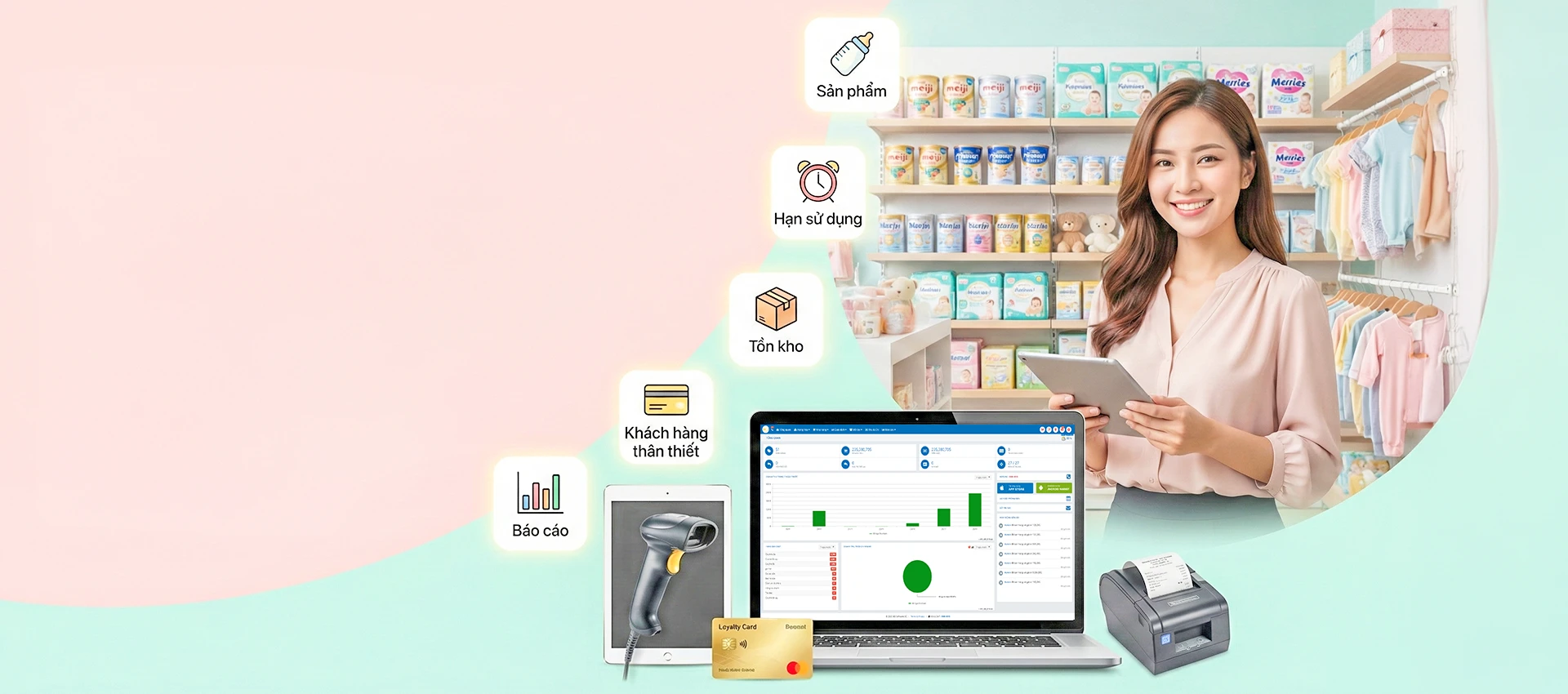 Phần mềm quản lý bán hàng cửa hàng mẹ và bé