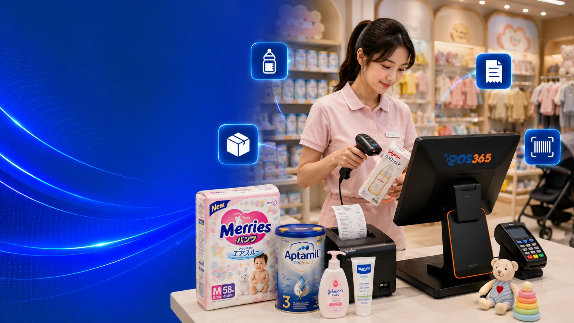 Phần mềm quản lý cửa hàng mẹ và bé - Kiểm soát lô date, size số