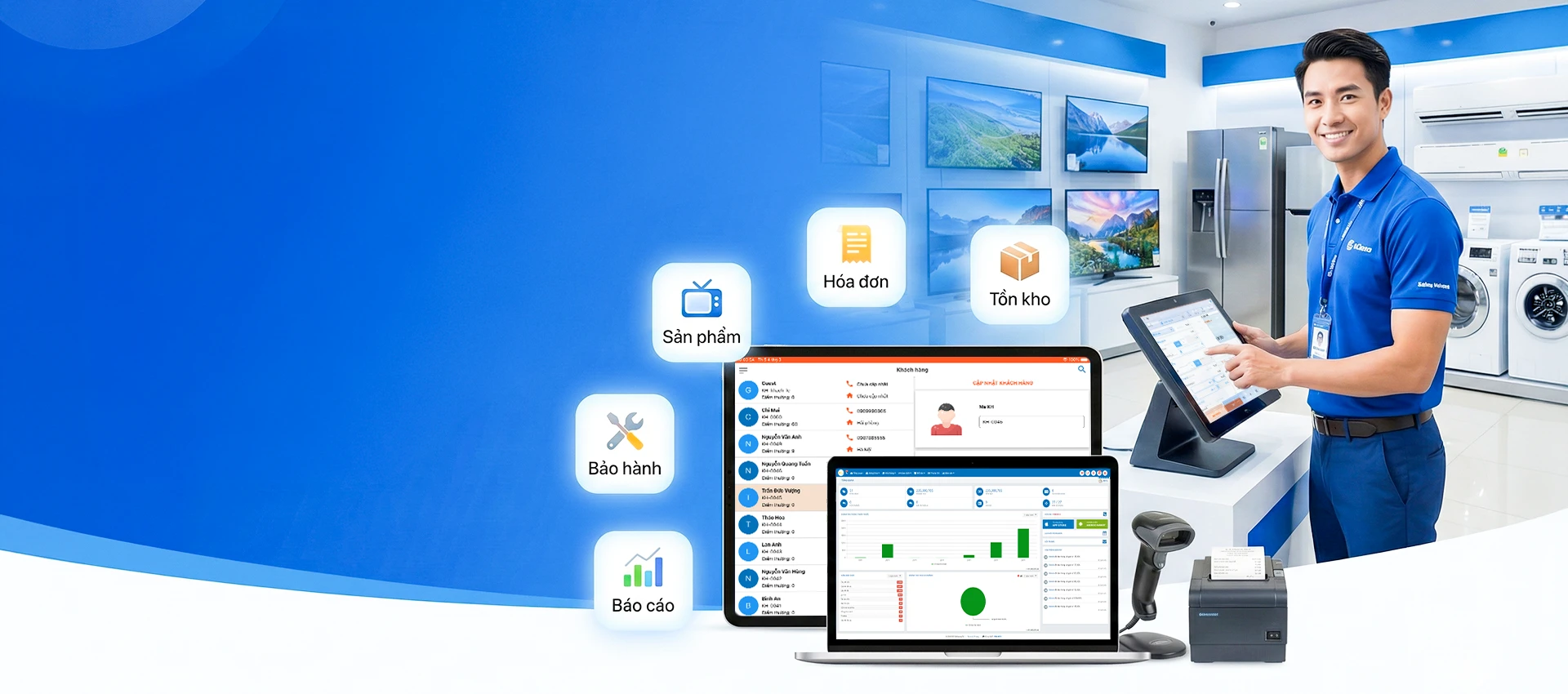 Phần mềm quản lý bán hàng cửa hàng điện máy