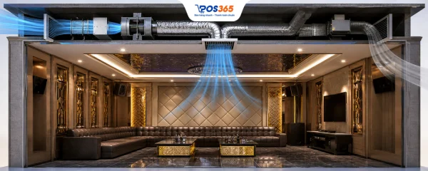 Hệ thống cấp xả khí tươi cho phòng karaoke ngột ngạt