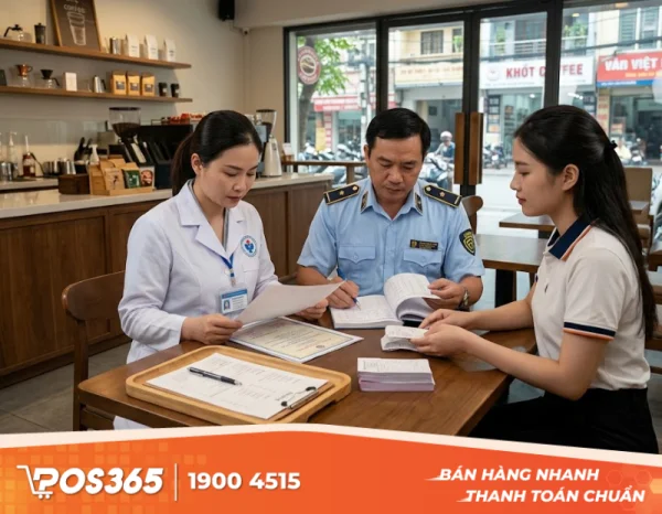 Kịch bản tiếp đón khi bị quản lý thị trường hoặc y tế kiểm tra đột xuất quán cafe