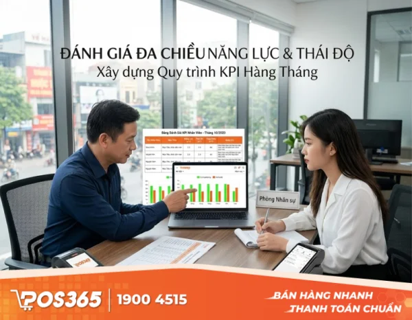 Xây dựng bảng đánh giá KPI năng lực và thái độ nhân viên hàng tháng