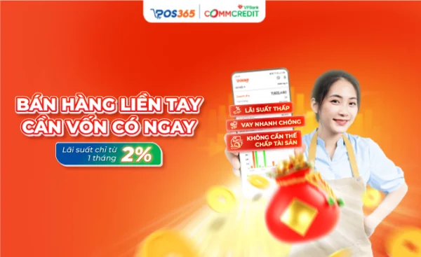 POS365 chính thức hợp tác với VPBank - Vay vốn dễ dàng với lãi suất chỉ từ 2%/tháng