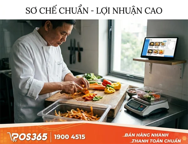 Quản lý hao hụt nguyên liệu khi sơ chế: Đừng để lợi nhuận trôi theo rác bếp