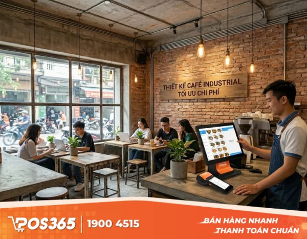 Cách thiết kế quán cafe phong cách Industrial (Công nghiệp) tiết kiệm chi phí
