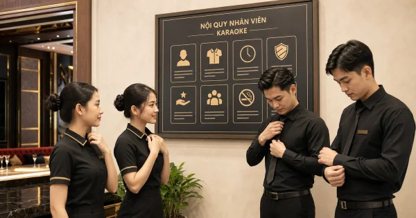 Mẫu nội quy nhân viên quán karaoke chuẩn và nghiêm ngặt (Tải miễn phí)