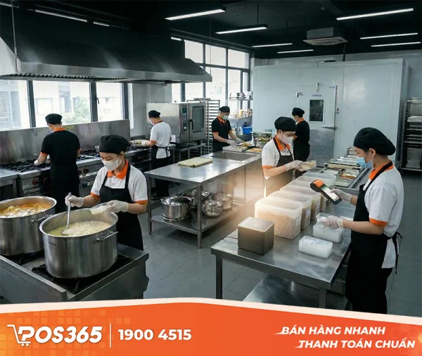 Giải pháp quản lý bếp trung tâm (Central Kitchen) cho chuỗi F&B không thất thoát