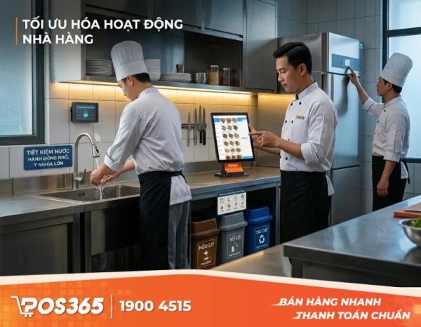 Cách tối ưu chi phí điện nước và xử lý rác thải cho nhà hàng, quán ăn