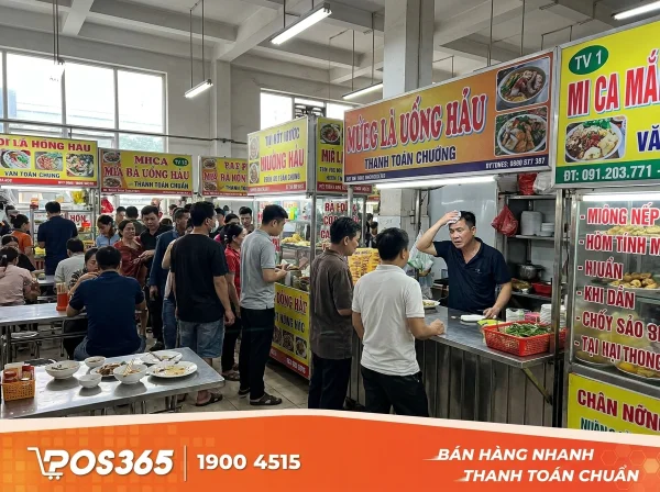 Tại sao không nên mở nhà hàng trong khu ẩm thực?