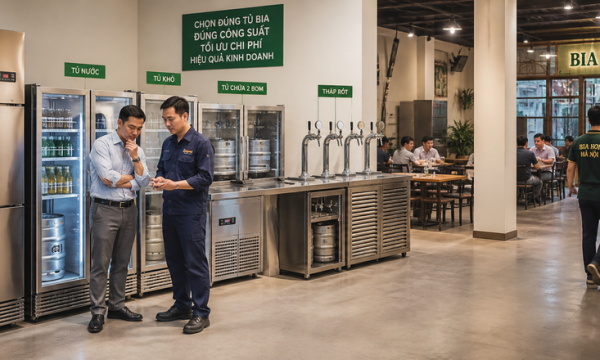 Top 8 dòng tủ bia hơi Hà Nội đáng sử dụng cho quán nhậu