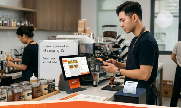 Ứng dụng triết lý Kaizen (Cải tiến liên tục) vào vận hành mô hình cafe chuỗi